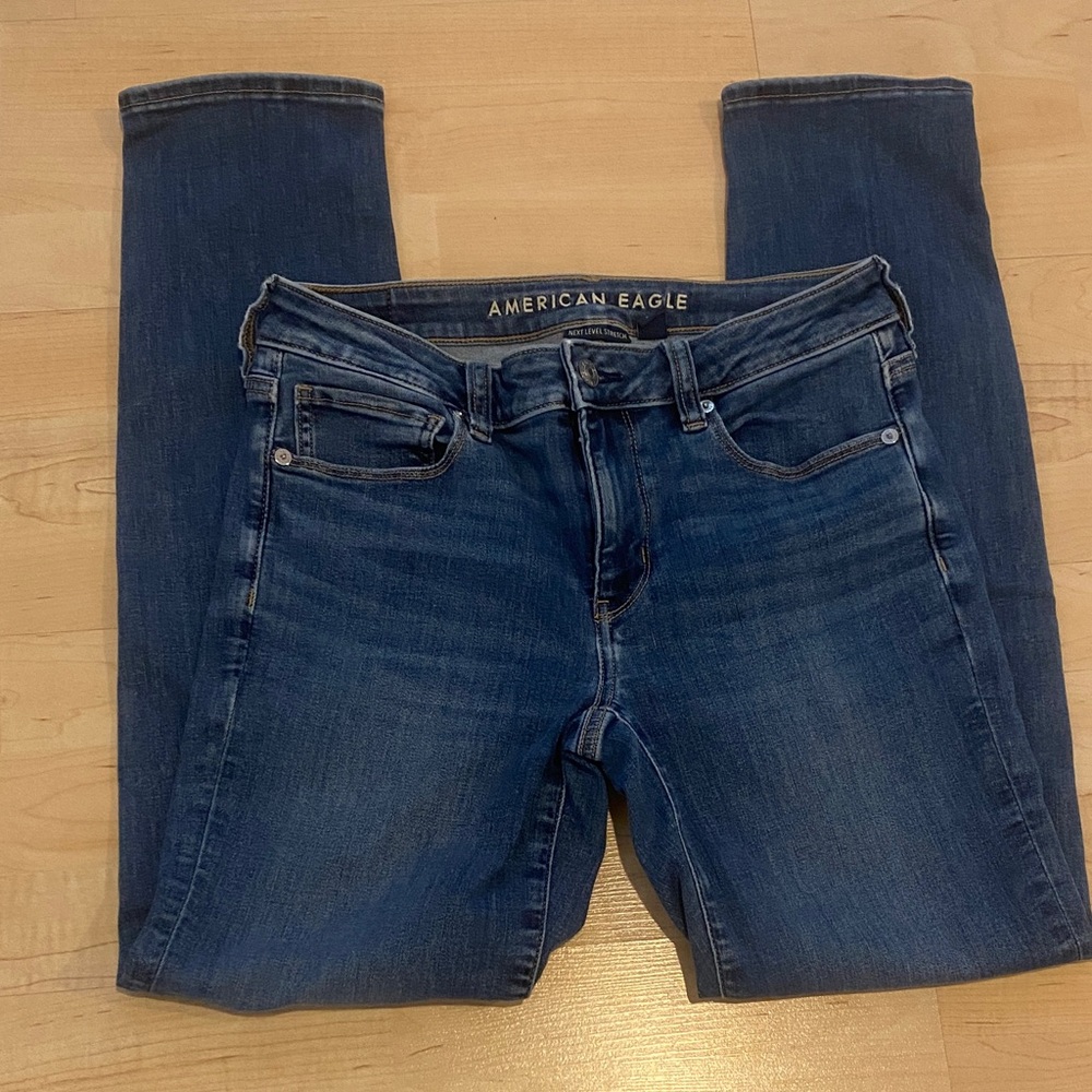 American Eagle Skinny Jeans Women’s Size 6 Regular Medium Wash Stretch Denim